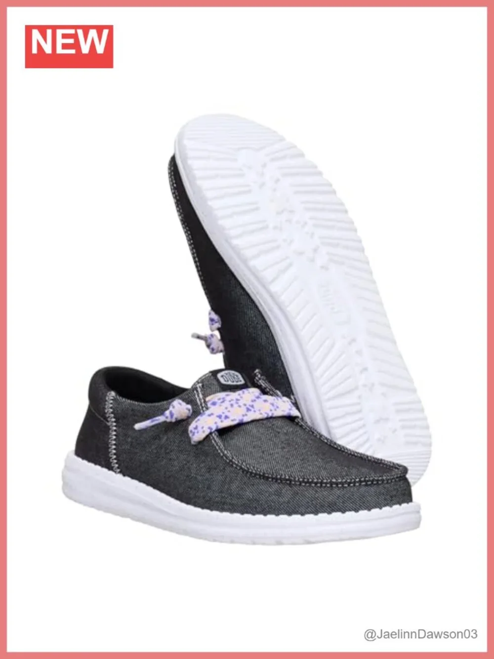 HEYDUDE Women's Wendy Funk Friendship Lace Slip On Loafer